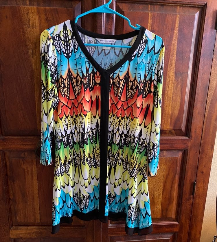 NYGÅRD SLIMS Damask Printed Top with Side Panels NYGÅRD SLIMS Damask Printed Top with Side Panels